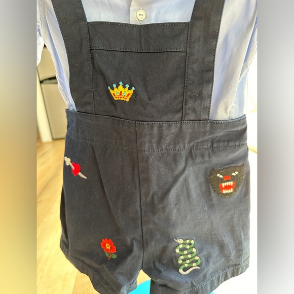 Gucci romper and shirt with embroidery size 9/12 months. - Picture 2 of 7